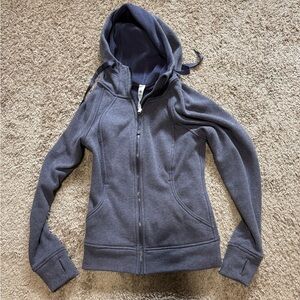 🍋Lululemon Scuba Full-Zip Hoodie Plush in Heathered Nightfall